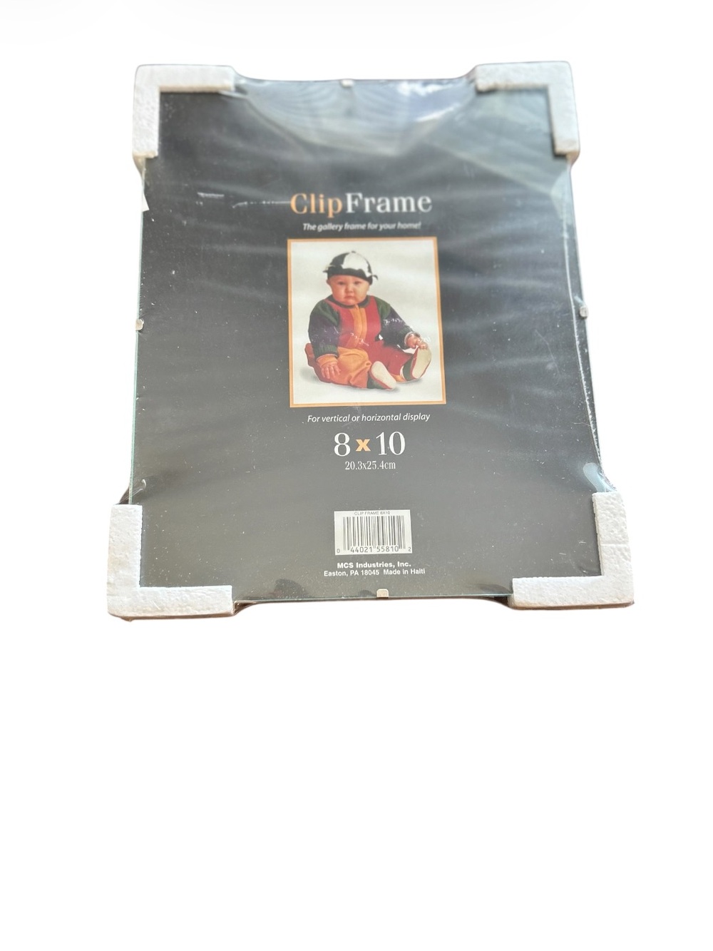 MCS Clip 8 x 10 Glass Photo Frame NEW wall art